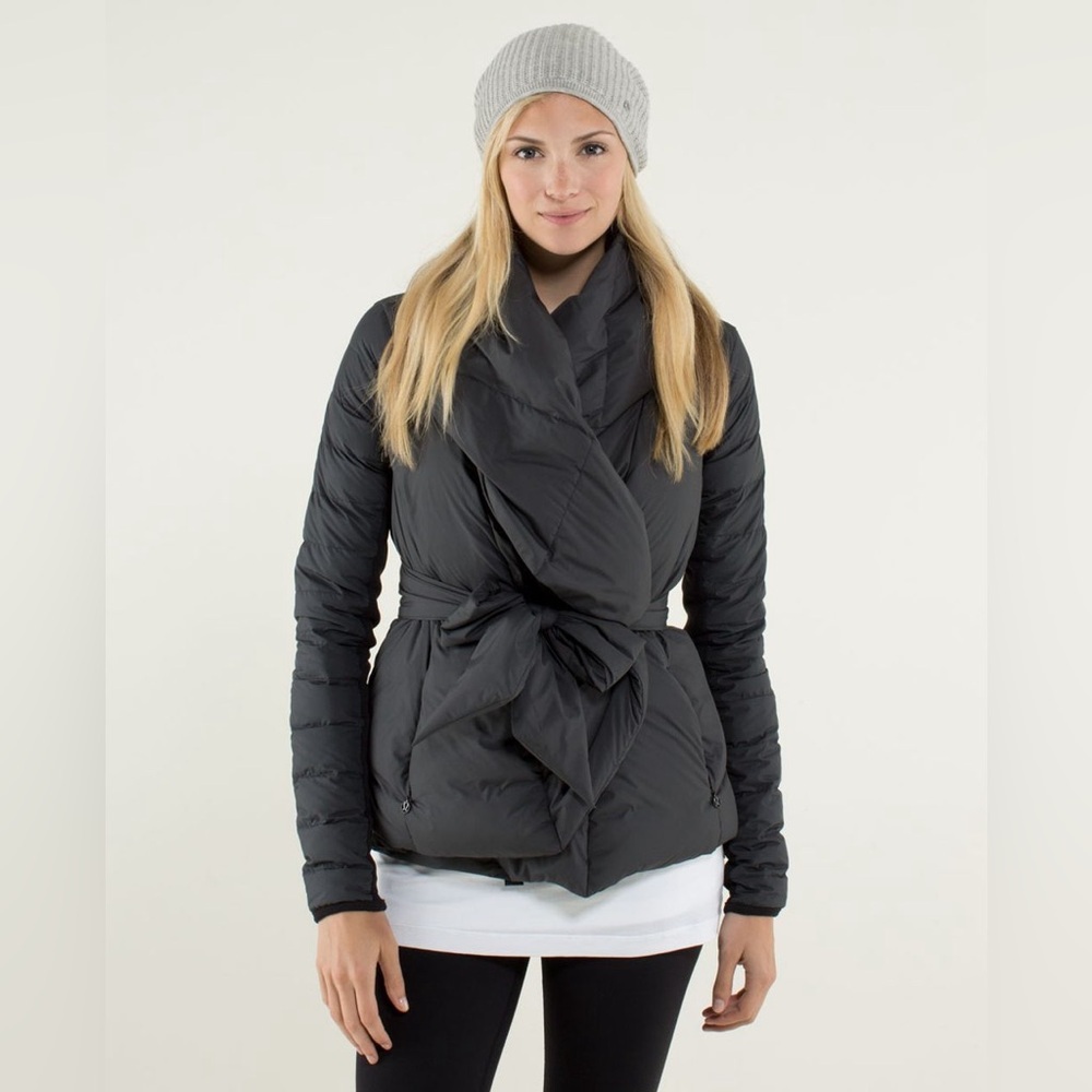 lululemon athletica Charcoal Wrap Puffer Jacket